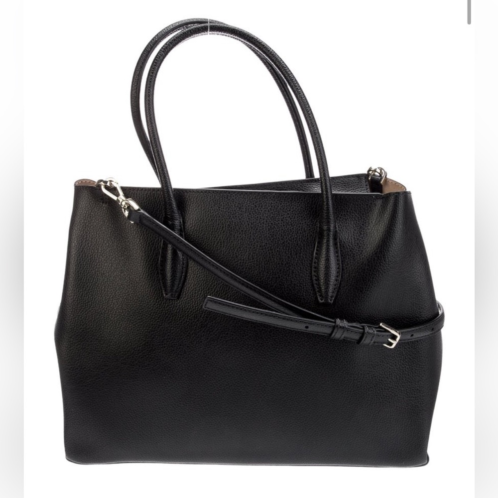 Kate Spade Black Leather Shoulder Bag - Picture 2 of 10